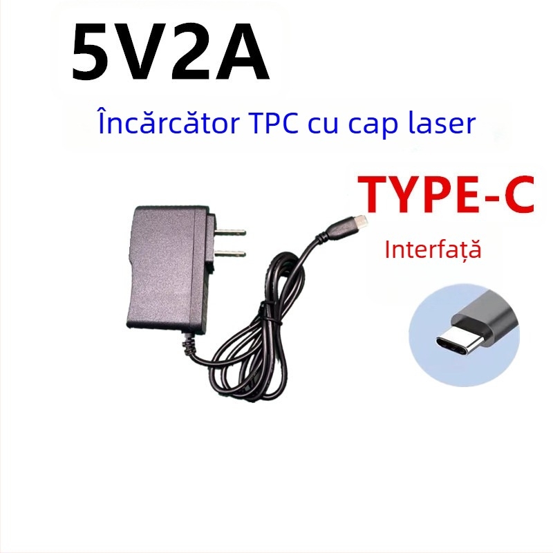 Adaptor de alimentare 5V/5A, 4A, 3A, 2A cu Type-C pentru Raspberry Pi 5 și lampă LED pentru plante de 25W