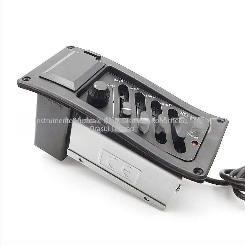 Pickup cu patru benzi, EQ-7545R preamplificator și egalizator pentru chitară folk acustică