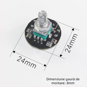 Modul de potențiometru digital rotativ cu intrare analogă DC 8-26V și ieșire 0-10V