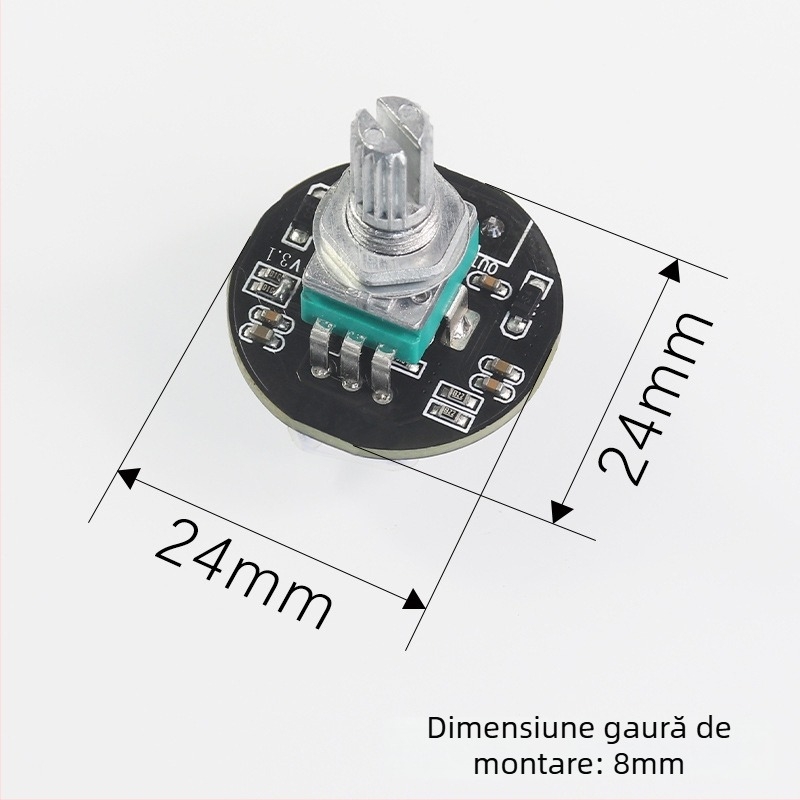 Modul de potențiometru digital rotativ cu intrare analogă DC 8-26V și ieșire 0-10V