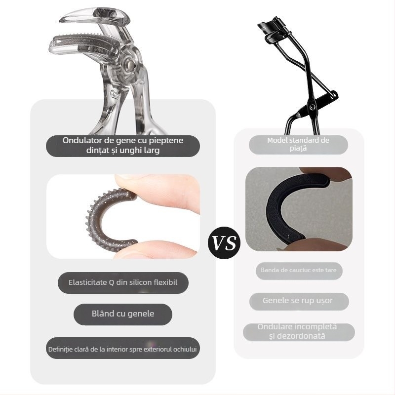 Meishifei ondulator de gene – unghi larg pentru gene parțiale, efect natural și durabil, instrument pentru începători