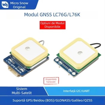 Modul GNSS Slight Snow L76K/LC76G pentru Raspberry Pi – GPS, Beidou (BDS) și QZSS