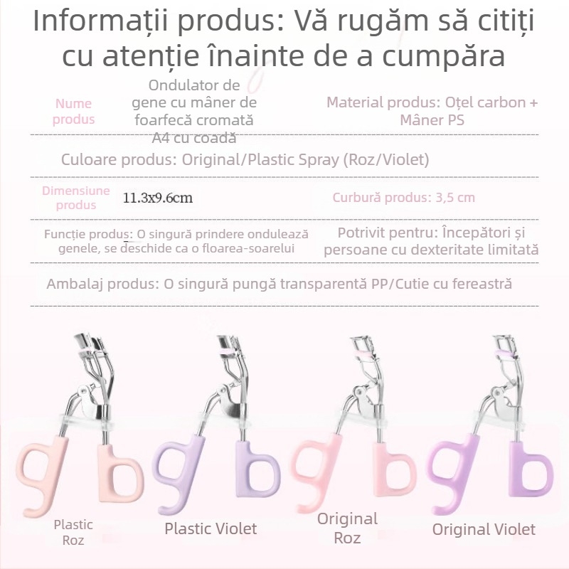 Ondulator de gene portabil, cu unghi lat, pentru începători, fără să apese pielea