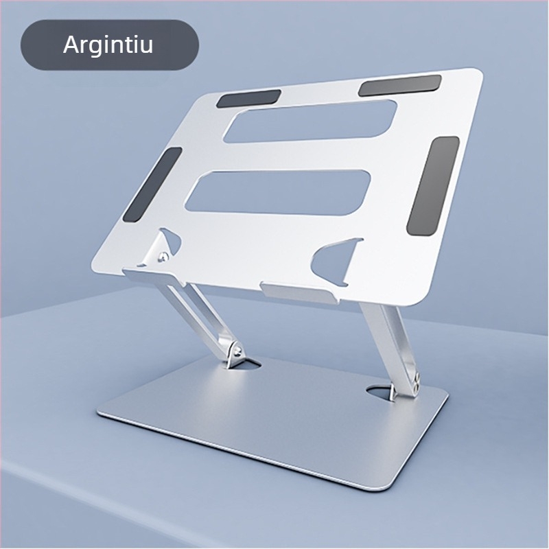 Metron Suport pliabil din aliaj de aluminiu pentru notebook și tabletă – suport de birou portabil