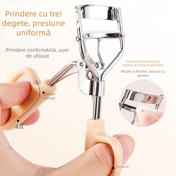 Xixi ondulator de gene cu unghi lat, buclă naturală, rădăcini clare, fixare de durată, design cu floare de soare, pentru începătoare