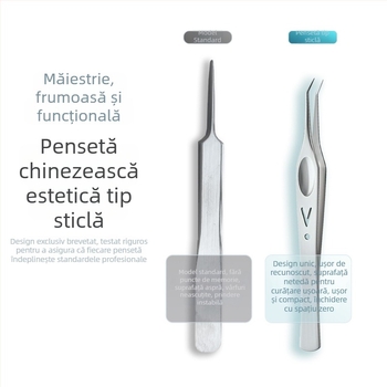 Set de unelte pentru acnee din oțel inoxidabil Zhongwei – clips pentru acnee, ace pentru acnee, ace pentru puncte negre, kit personalizat de înaltă precizie
