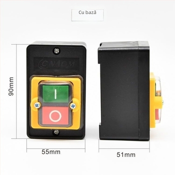 Buton de pornire impermeabil KA-5M/5H 380V/220V, universal pentru bormașină de bancă și mașină de tăiat