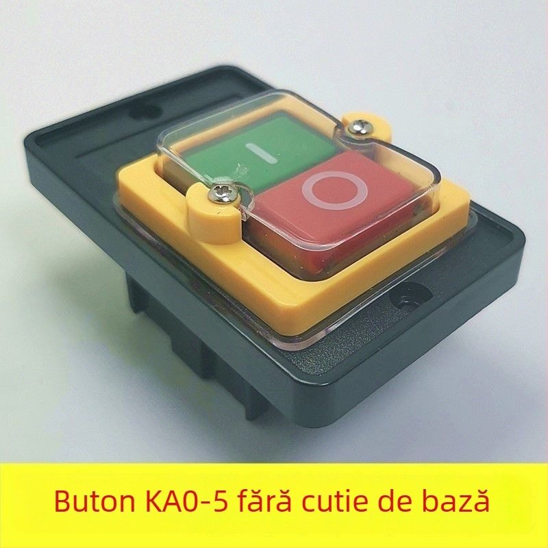 Buton de pornire impermeabil KA-5M/5H 380V/220V, universal pentru bormașină de bancă și mașină de tăiat