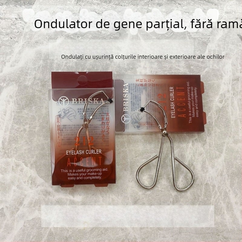 BRISKA 212 Ondulator parțial pentru gene, design segmentat fără ramă, pentru gene subțiri și încovoiate