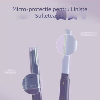 Ermutao Trimmer pentru sprâncene femei – set de instrumente pentru începători, sigur și rezistent la zgârieturi