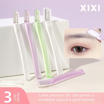Trimmer sprâncene Xixi, compact și portabil, ușor de folosit pentru începători