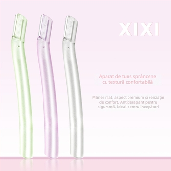 Trimmer sprâncene Xixi, compact și portabil, ușor de folosit pentru începători