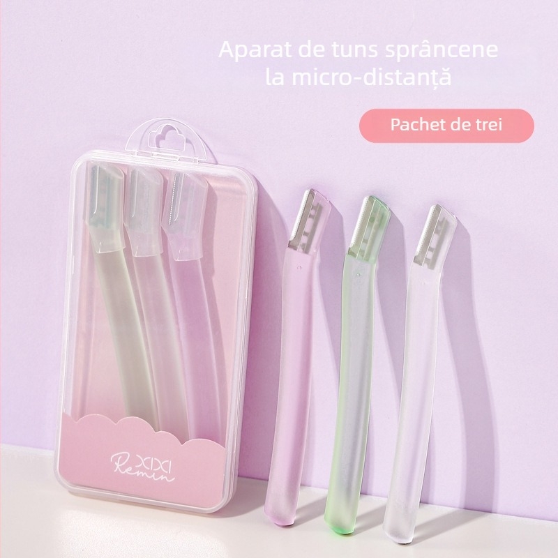 Trimmer sprâncene Xixi, compact și portabil, ușor de folosit pentru începători