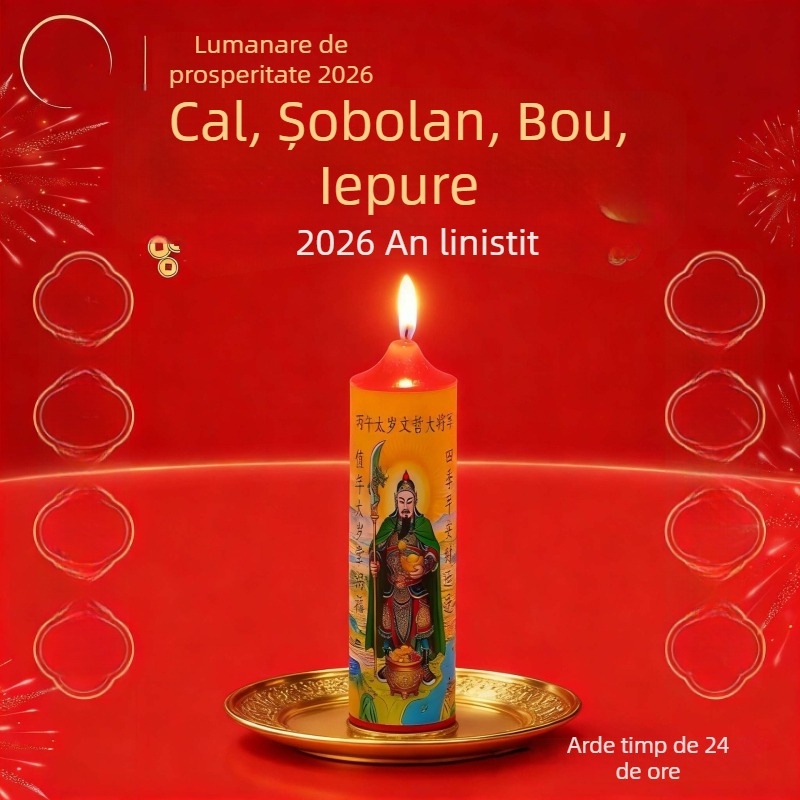 2026 Lampă cu lumânare pentru binecuvântare – General Wen Zhe