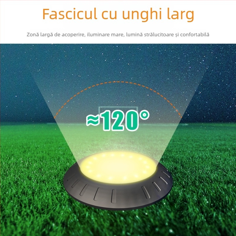 Lumină LED de peisaj solar pentru curte – iluminat exterior impermeabil, decor de grădină cu atmosferă colorată