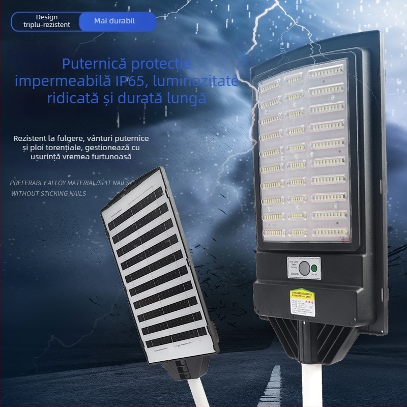 2025 Nouă lampă solară de exterior pentru uz casnic, lanternă de grădină cu senzor, iluminat solar pentru curte