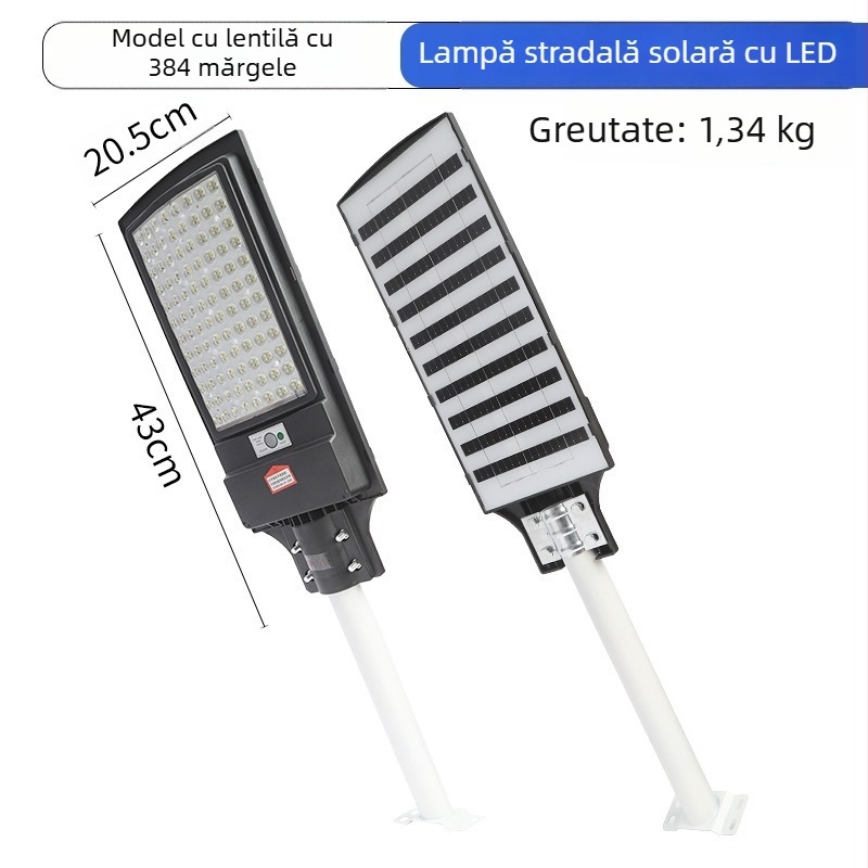 2025 Nouă lampă solară de exterior pentru uz casnic, lanternă de grădină cu senzor, iluminat solar pentru curte