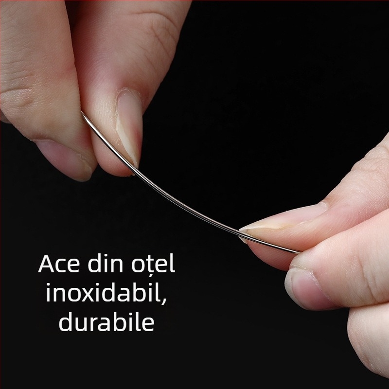 Set de cusut fără ace, pentru uz casnic, ușor de folosit de persoane în vârstă, fără înfiletare a aței