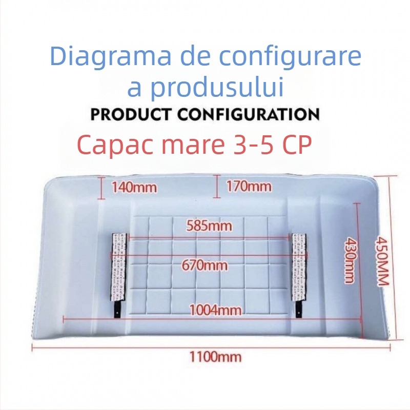 Acoperire pentru unitatea exterioară a aparatului de aer condiționat – rezistent la ploaie, UV, vânt, praf, întărită 1-2P