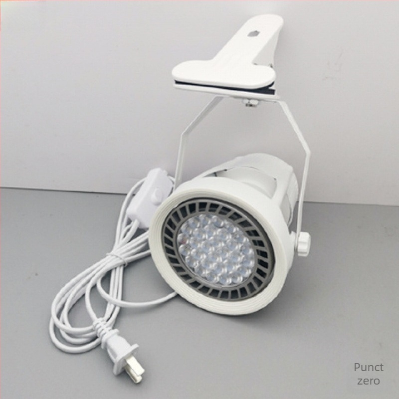 Spot LED cu clips, alimentare la priză, iluminare portabilă pentru nunți și expoziții