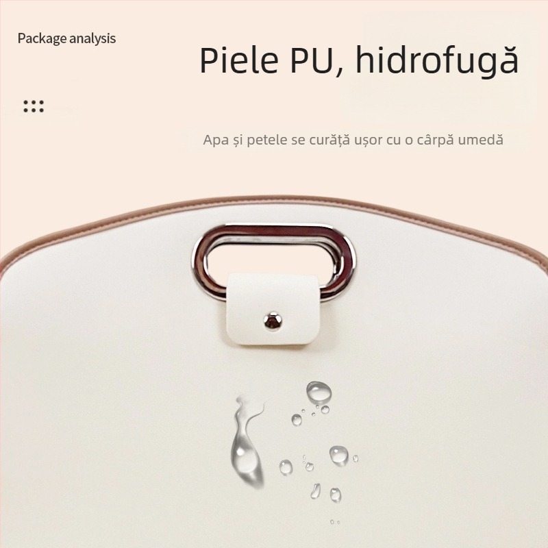 Geantă pentru laptop de 16 inch, stil minimalist, servietă de afaceri premium, unisex, portabilă, din piele sintetică PU, culoare uni