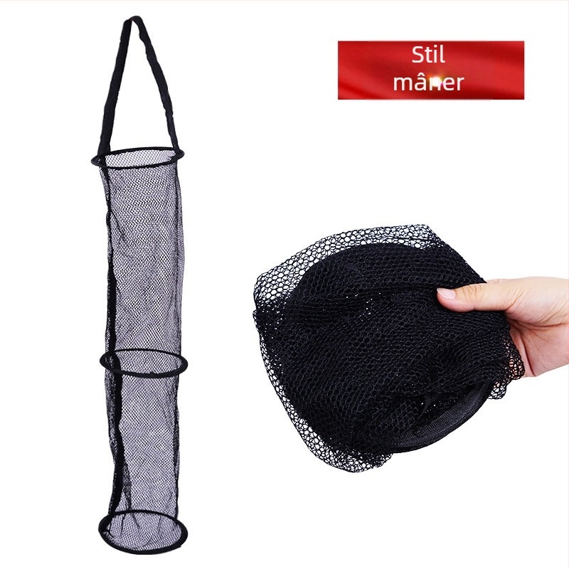Plasă de pescuit din nylon cu cadru din aliaj de aluminiu, ochiuri mici, pentru pescuit în curs, mâner și curea de talie portabile