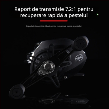HAUT TON/Haodong mulinetă de spinning cu raport de 7.2:1, aruncare la distanță, protecție împotriva rupturii firului
