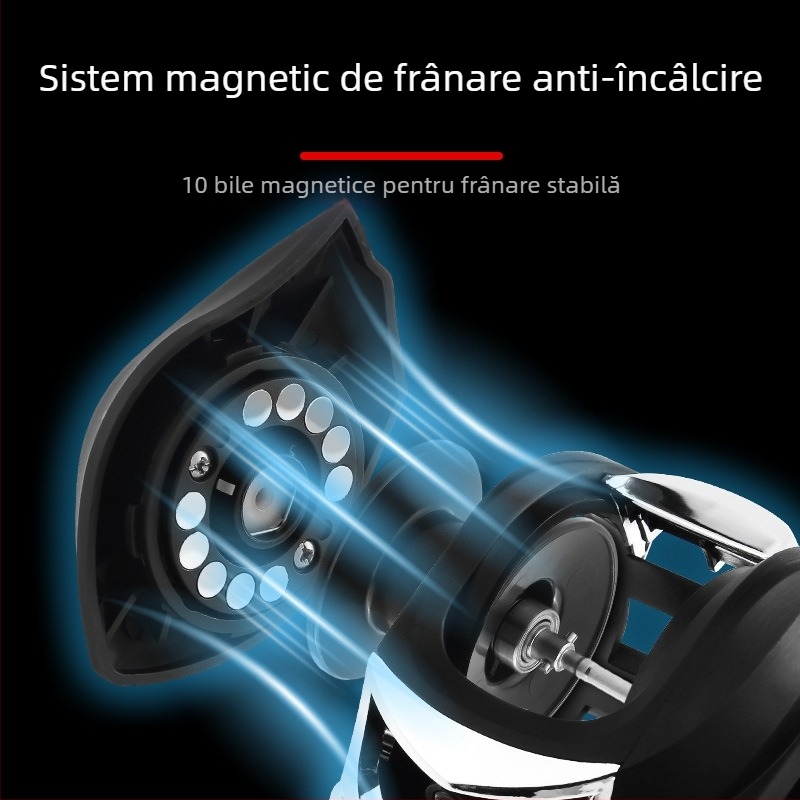 HAUT TON/Haodong mulinetă de spinning cu raport de 7.2:1, aruncare la distanță, protecție împotriva rupturii firului