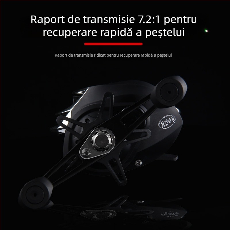 HAUT TON/Haodong mulinetă de spinning cu raport de 7.2:1, aruncare la distanță, protecție împotriva rupturii firului