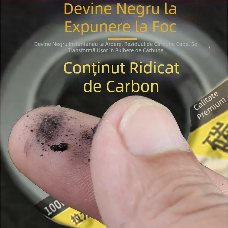 Linie principală de pescuit din fibră de carbon, foarte rezistentă și fină, diametru 0.8, pentru pescuit marin și pe stânci