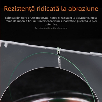 Linie principală din nylon, rezistență înaltă, 100 m, linie colorată invizibilă pentru pescuit cu năluci și pescuit în mare