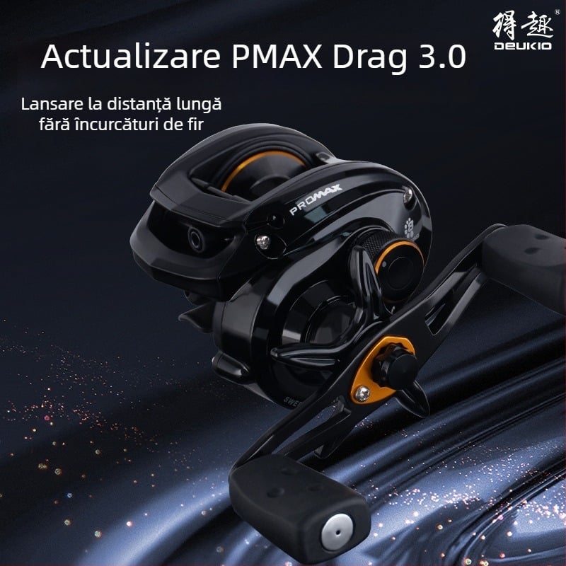 DEUKIO P3 mulinetă de spinning pentru momeli, aruncări lungi
