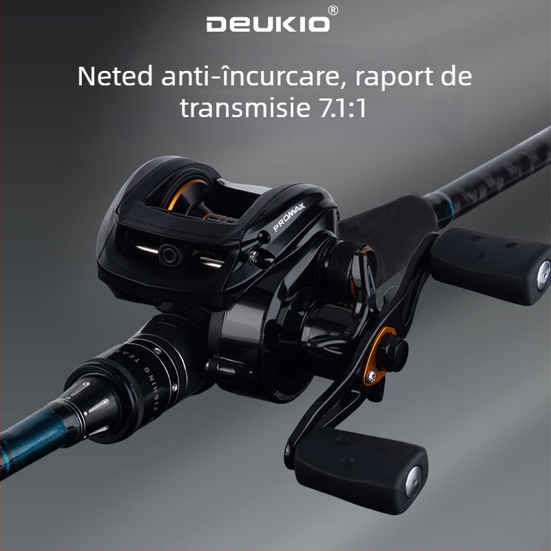 DEUKIO P3 mulinetă de spinning pentru momeli, aruncări lungi