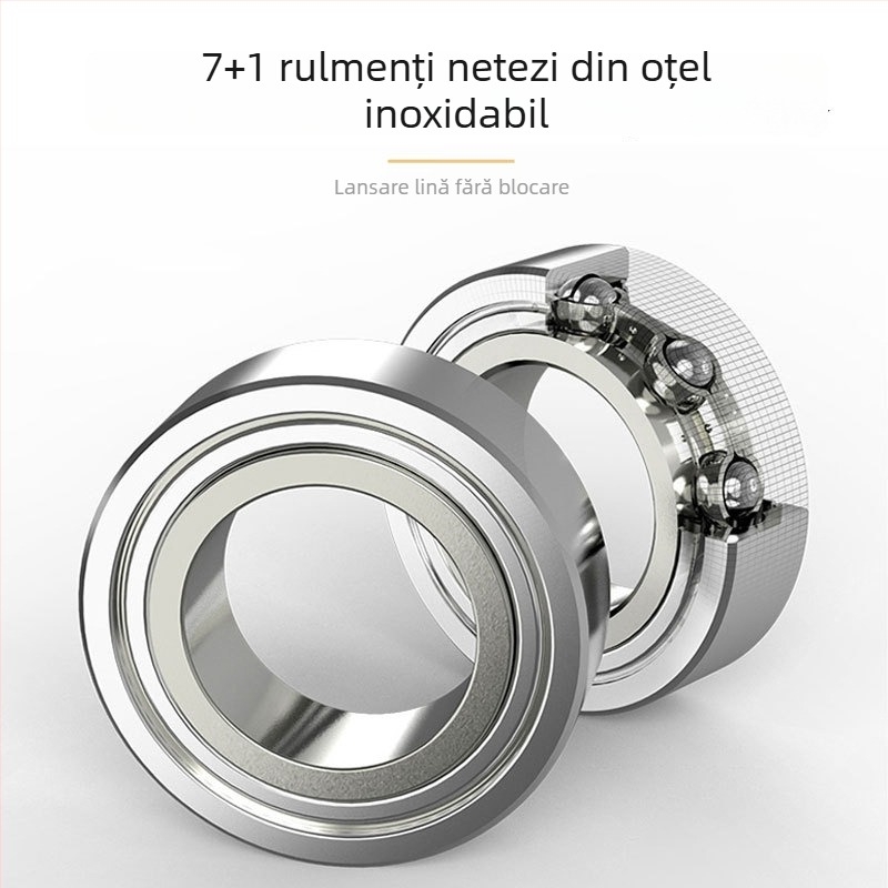 DEUKIO P3 mulinetă de spinning pentru momeli, aruncări lungi