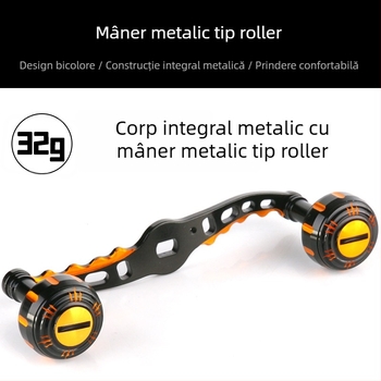 Set de piese pentru mulinetă teardrop: brațe rocker duble, buton metalic pentru mâner, tambur Lei Qiang, rocker modificat