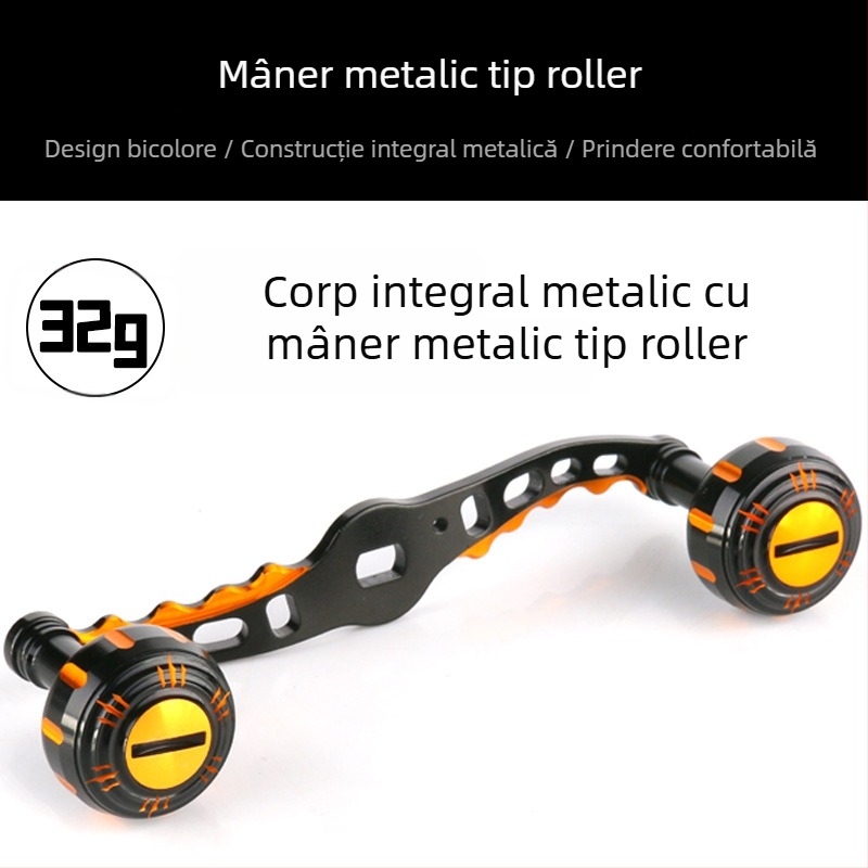Set de piese pentru mulinetă teardrop: brațe rocker duble, buton metalic pentru mâner, tambur Lei Qiang, rocker modificat