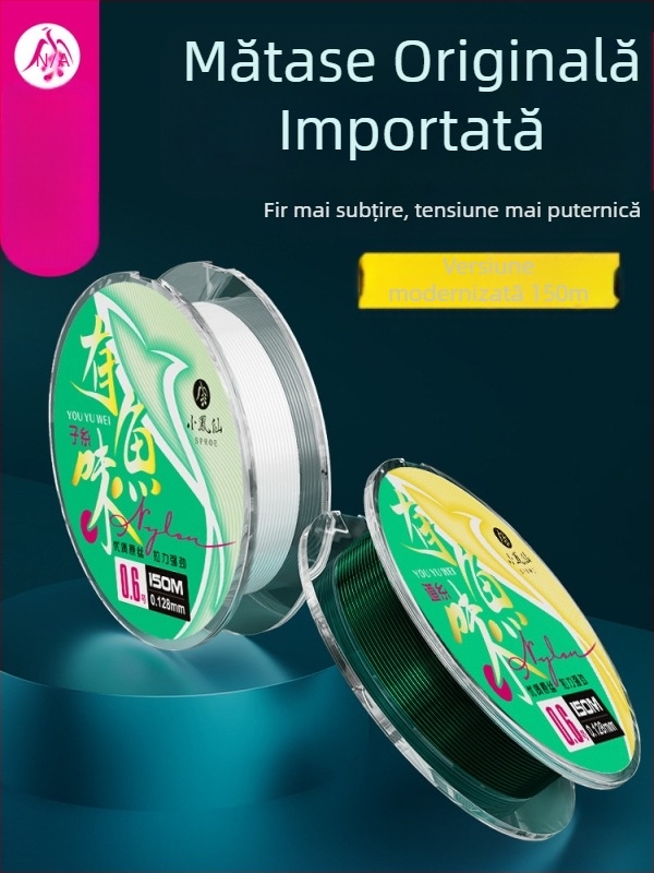Set linie principală din nylon, cu rezistență înaltă, foarte moale pentru pescuit, Little Phoenix Fairy