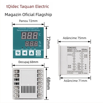 Tqidec Taiquan Controler electric pentru temperatura și umiditate WSK-Z(TH) TDK0302 Reglare integrată a încălzirii și desumidificării