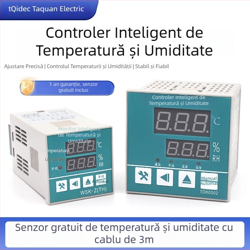 Tqidec Taiquan Controler electric pentru temperatura și umiditate WSK-Z(TH) TDK0302 Reglare integrată a încălzirii și desumidificării