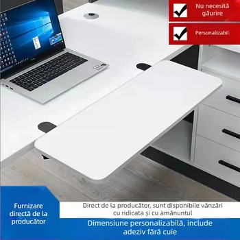 Panou de extindere pentru birou, suport cu montaj fără găuri, panou lat de extindere, panouri pliabile, suport pentru broderie încrucișată