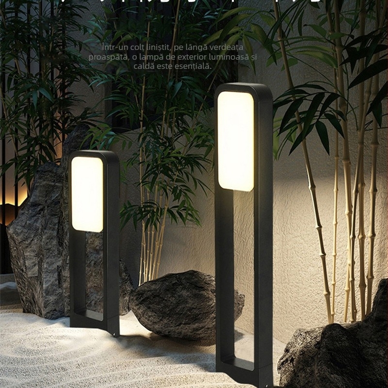 Corp LED exterior pentru gazon – iluminat grădină, vilă și alei
