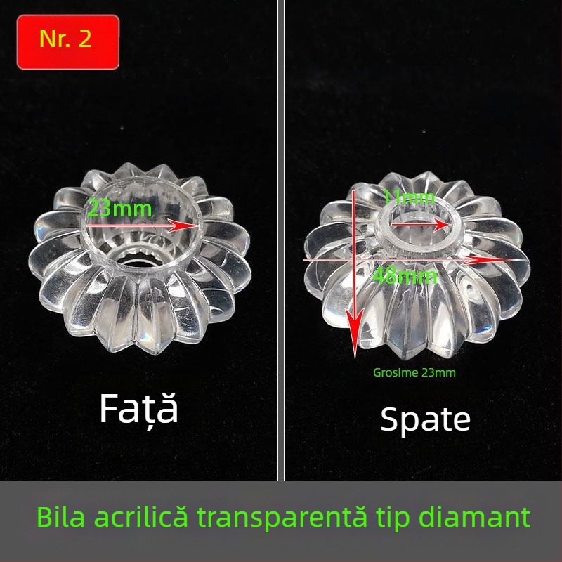 Cap de lampă și braț de lampă, veioză decorativă de masă, candelabru, lampă europeană cu mărgele — accesorii pentru lampă