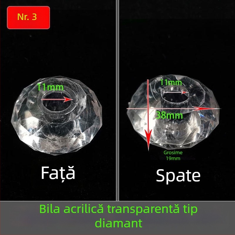 Cap de lampă și braț de lampă, veioză decorativă de masă, candelabru, lampă europeană cu mărgele — accesorii pentru lampă