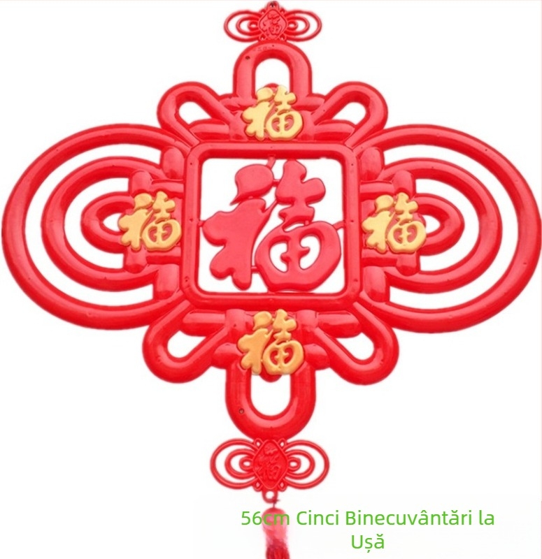 Lumini LED cu nod chinezesc pentru ceremonia de deschidere, lumini decorative din plastic colorate pentru iluminat stradal și peisaj