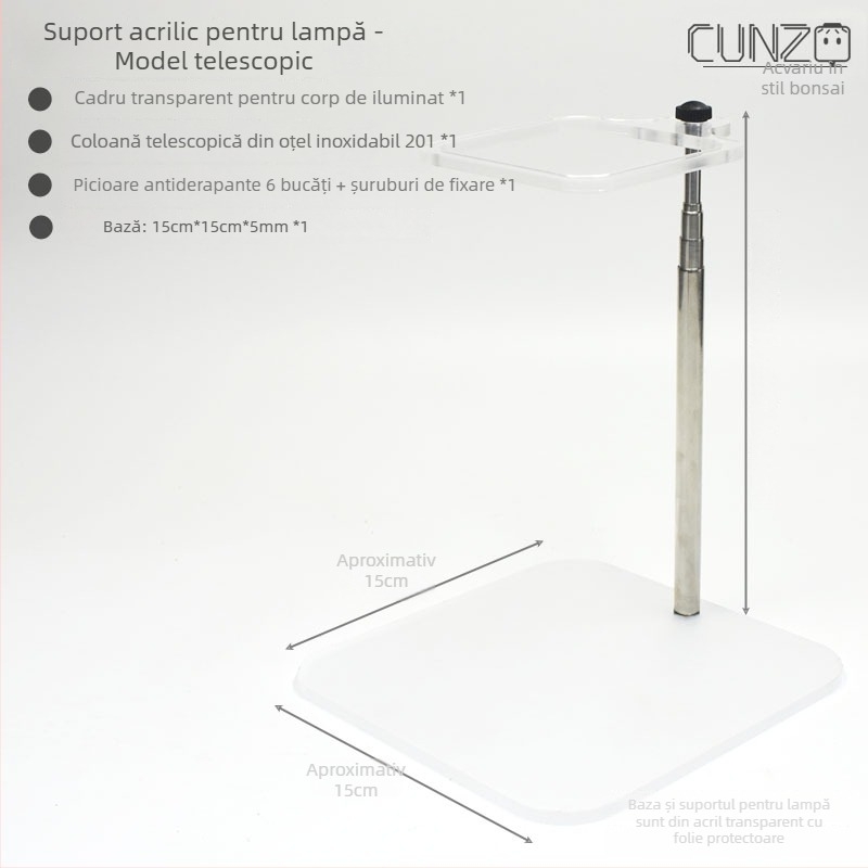 Lampă mică pentru creșterea plantelor pentru bonsai și micro-peisaje, iluminare LED suplimentară pentru plante verzi și suculente, îmbunătățire a culorii, ventilație și răcire, 5V