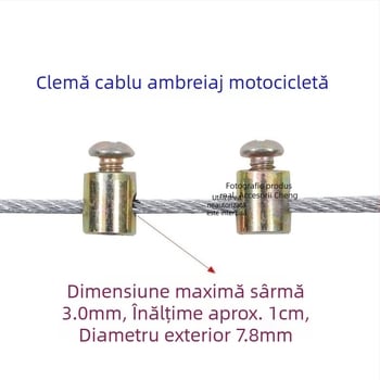 Capăt de cablu accelerație pentru motociclete și mini cultivatoare