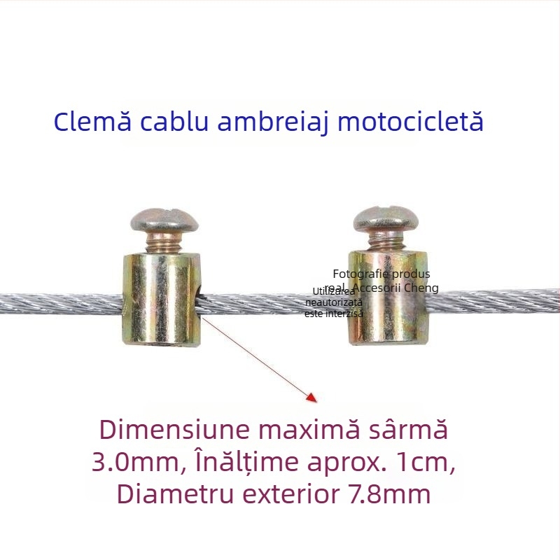 Capăt de cablu accelerație pentru motociclete și mini cultivatoare