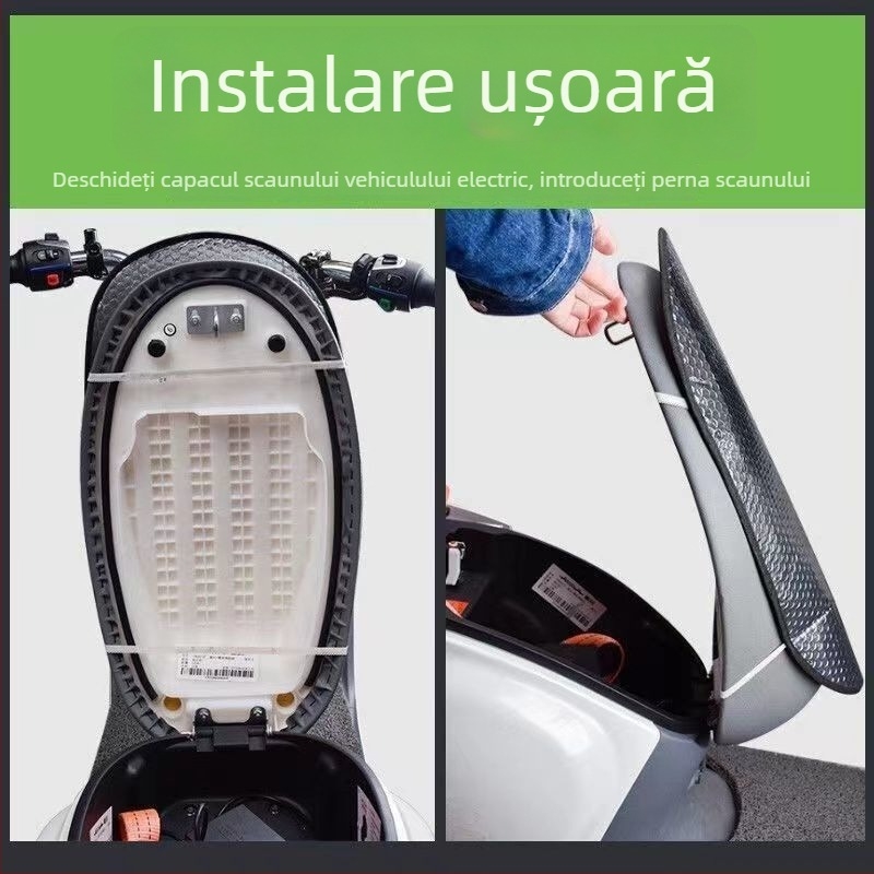 Husă de șezut pentru vehicule electrice și motociclete – impermeabilă, respirabilă, protecție UV, izolație termică, universală