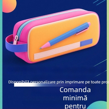 Geantă din nylon pentru creioane colorate, markere și pixuri – organizator multifuncțional pentru desen și schițe