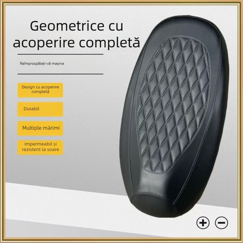 Husă de scaun din piele impermeabilă pentru vehicule electrice, protecție solară și izolație termică, husă universală pentru scuter